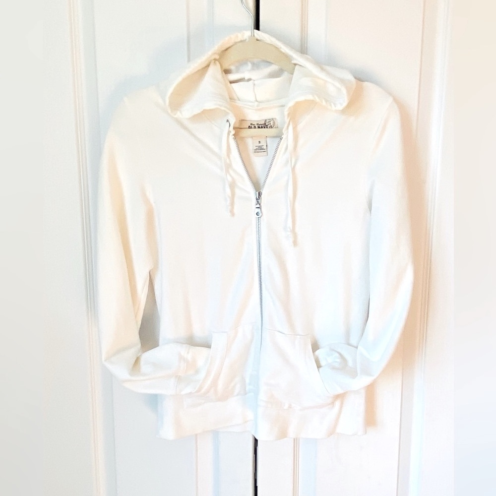 Old Navy — Small— Zipped Front Jacket—White